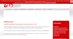 Desktop Screenshot of btd-tanztherapie.de