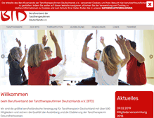 Tablet Screenshot of btd-tanztherapie.de